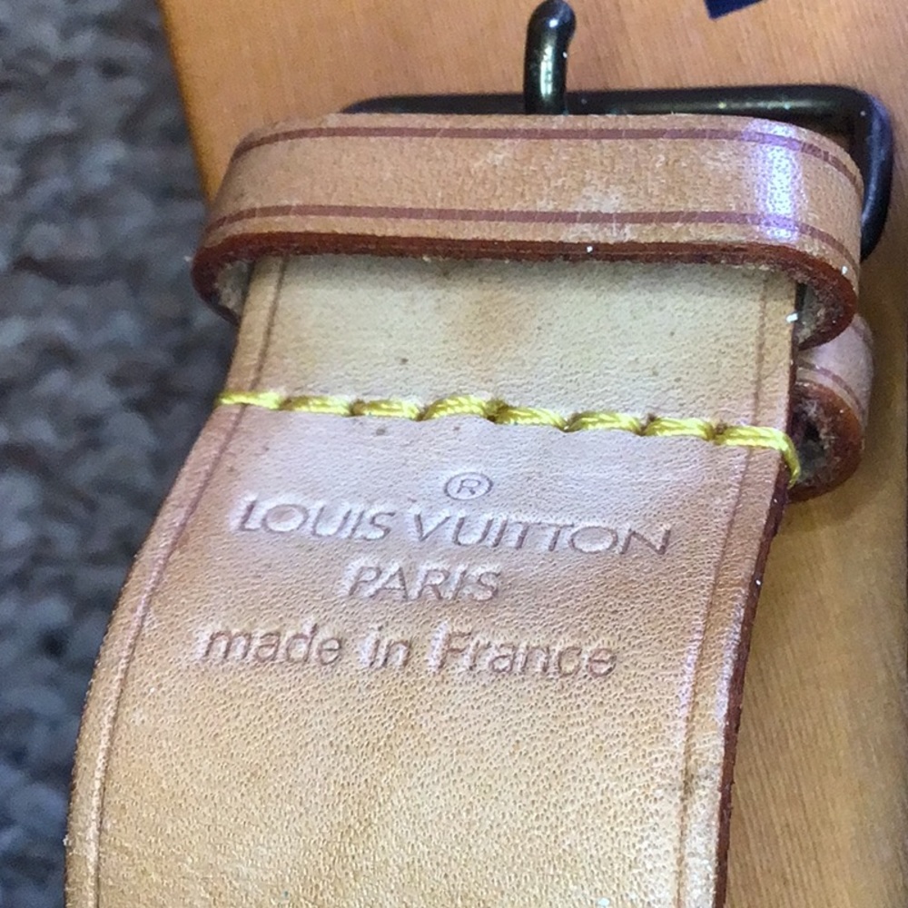 💯% ✨Louis Vuitton✨💕 Large luggage tag and strap - Picture 3 of 7